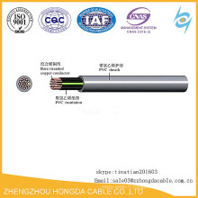 Câble en plastique isolé de fil de contrôle de cuivre de 450 / 750V KVV / KVVP / KVVR / ZR-KVVRP / ZR-KVV